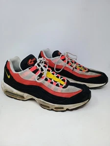 Nike Air Max 95 Bright Crimson Black Yellow Tide - Size 14 - Airmax 1 - Anni - Picture 1 of 7