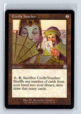 CREDIT VOUCHER – MTG Magic the Gathering Card – Mercadian Masques – Uncommon - Image 1 of 4