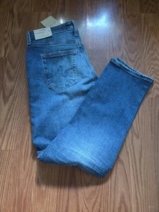 Neu mit Etikett Ag Adriano Goldschmied Ag-ed Denim Ex Boyfriend lässige schmale Jeans Größe 27 - Bild 1 von 12