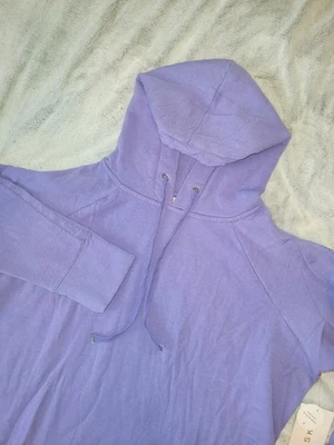 Danskin Womens Size 2XL Soft Fleece Purple Hoodie Recycled  Fibers Cozy Cropped - Image 1 of 4