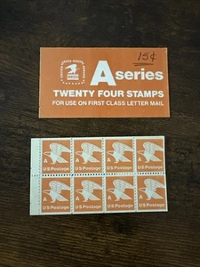 A SERIES TWENTY FOUR STAMPS FIRST CLASS LETTER MAIL BOOKLET - Picture 1 of 2