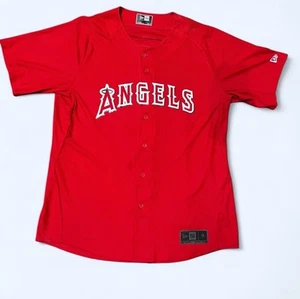 Los Angeles Angels MLB New Era Red Gameday Jersey Shirt Women's LARGE - Picture 1 of 5