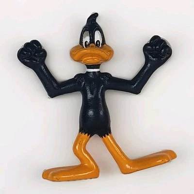 "Figura de PVC de juguete de 3"" Daffy Duck Warner Bros Looney Tunes 1991" Foto 1 de 4
