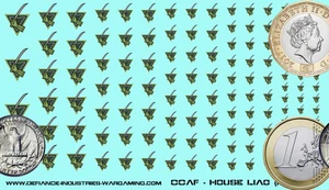 Capellan Confederation - House Liao (HBS) - Waterslide Decals for Battletech - Picture 1 of 1