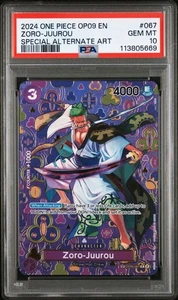Zoro-Juurou PSA 10 - OP05-067 - SP arte alternativo - Op09 - Juego de cartas coleccionables de una pieza - Imagen 1 de 2