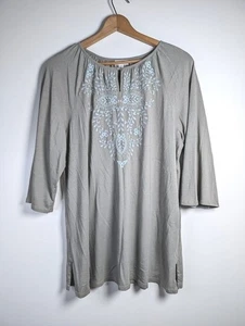 Top Túnica Jill Talla Grande Ligero Fluido Boho Campesino Cachemira Hada - Imagen 1 de 7