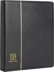 4 Ring Binder Albums - 12.5" X 10" Black Cover Binders Compatible with 9-Hole 11 - Photo 1/6
