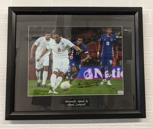 Frank Lampard Signed Photo Framed 29" England National 19" Photo - Photo 1/12