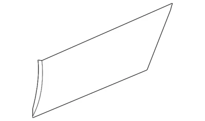 Moldura de puerta trasera lado pasajero GM original imprimada 15947746 Foto 1 de 2