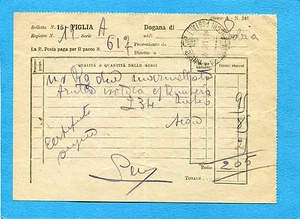1936 DOGANA DI SIRACUSA SU PACCO DALLA LIBIA (81062) - Imagen 1 de 1