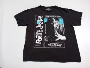 Men's Tupac Shakur 2pac Poetic Justice Black Rap Hybrid Apparel T-Shirt Sz XXL - Picture 1 of 10