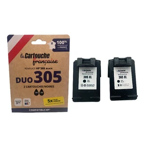 Cartouche Compatible HP 305XL Duo Noire - Photo 1/4