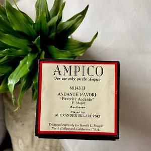 AMPICO 68143 B Pianorolle ANDANTE FAVORI Beethoven - Bild 1 von 7