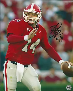 David Greene Georgia Bulldogs Autographed 8x10 Photo - 2002 SEC Champion Closeup - Picture 1 of 1