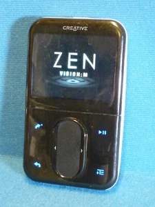 Creative Vision M 30gb Solid State Drive Black & White MP3 Music Juke Box Player - Picture 1 of 8