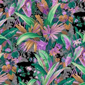Free Spirit - Kaffe Fassett Collective August 2024 - Jungle - Lavender - Picture 1 of 8
