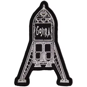 GOJIRA Iron-On Patch: SHUTTLE: logo Official Licensed Merchandise fan gift £pb - Foto 1 di 12