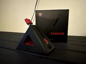 BenQ Zowie CAMADE Red Mouse Bungee, Dual Height Setting, Weighted Base - Picture 1 of 4