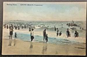 Grove Beach CT View of Bathing at Grove Beach - Picture 1 of 2