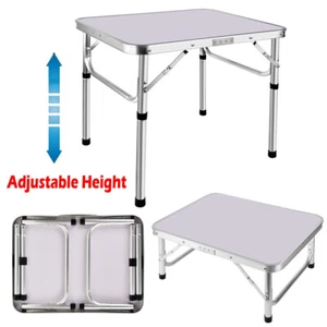Campingtisch Klapptisch klappbar Wohnwagen Tisch Gartentisch Höhenverstellbar - Bild 1 von 17