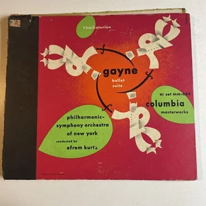 12" 78 RPM Set (3) Efrem Kurtz-Khachaturian Gayne Ballet Suite/Columbia MM-664 - Picture 1 of 10