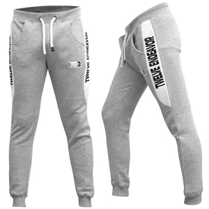 Pantalones para correr parte inferior estrecha para hombre gimnasio calce ajustado lana chándal pantalones - Imagen 1 de 5