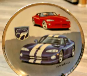 Dodge Viper Owners Invitational Viper Collectors Plate #78 Limited Edition, Rare - Picture 1 of 8