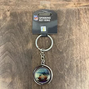 NFL Super Bowl LII, Minnesota, Spinning Logo Key Ring - Picture 1 of 3