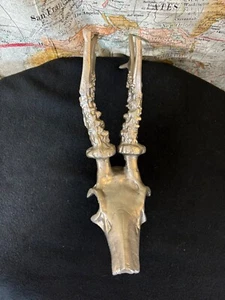 Vintage Cast aluminum stag antler wall mount - Picture 1 of 7