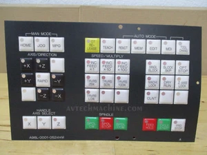 Fanuc Membrane Keysheet Keypad A98L-0001-0524#M - Picture 1 of 1