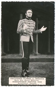 Christopher Plummer Much Ado About Nothing Festival de Shakespeare Stratford 1958 - Imagen 1 de 2