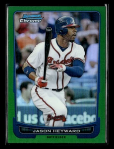 2012 Bowman Chrome #202 Jason Heyward Green Refractors - Picture 1 of 2