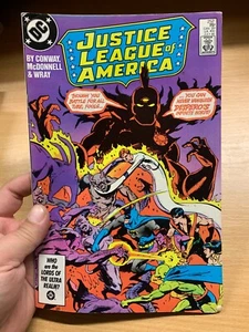 DC COMICS JUSTICE LEAGUE OF AMERICA #252 JULY 1986 (VFN) COMIC (LL) - Picture 1 of 7