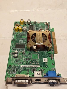 AGP 3D CARD ASUS V9560XT/TD/128M NVIDIA Geforce FX 5600 XT 128 MB DDR - Picture 1 of 12