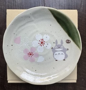 My Neighbor Totoro Mino Ware Plato Pequeño Patrón Sakura Studio Ghibli NUEVO Japón - Imagen 1 de 2