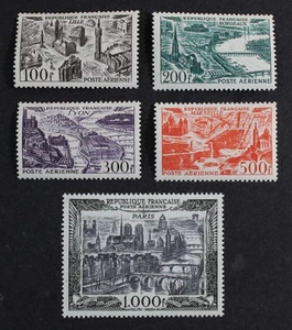 CKStamps: Frankreich Briefmarkensammlung Scott#C23-C27 postfrisch NH/H OG  - Bild 1 von 2