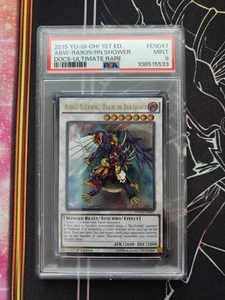 2015 Yu-Gi-Oh! Assault Blackwing - Raikiri The Rain Shower Ultimate Rare PSA 9 - Picture 1 of 2