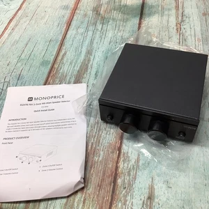 Selettore Altoparlante 100W 70V 2 Zone con Controllo Volume, Passa Catena Margherita - Foto 1 di 5