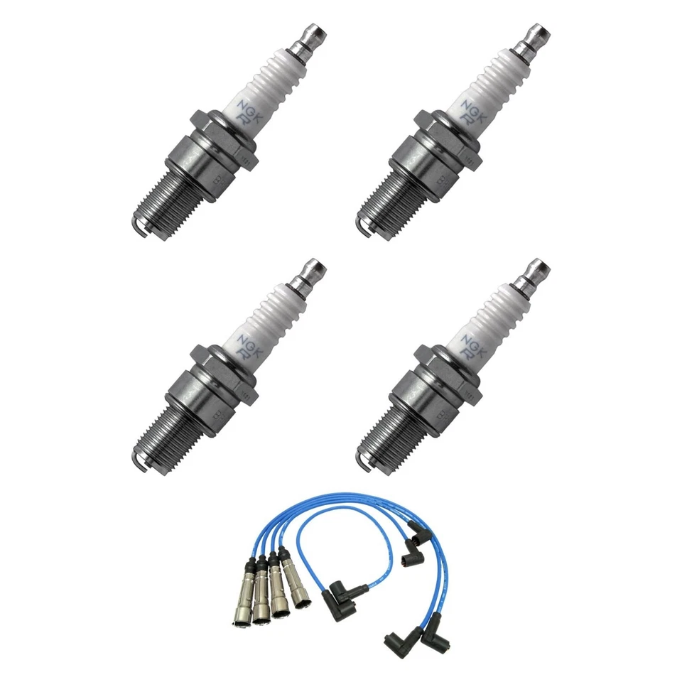 For Volkswagen Vanagon 1983-1984 NGK Spark Plug Wire & Spark Plug Kit Foto 1 de 4