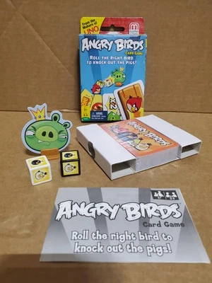 ANGRY BIRDS CARD GAME Makers of UNO Mattel 2-5 Players Complete (Sealed cards) - Image 1 of 4