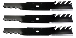 3 cuchillas de cortacésped de EE. UU.® para plataforma Exmark 103-6584-S Toro 105-7779-03 36" 52" 54" - Imagen 1 de 7