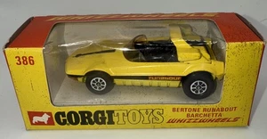 Vintage Originale Corgi Whizzwheels 386 Bertone Runabout Barchetta Scatola Originale - Foto 1 di 8
