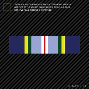 8" U.S. Coast Guard Special Operations Service Ribbon Sticker Self Adhesive uscg - Foto 1 di 1