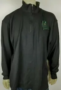 Lyle And Scott Herren Schwarz Langarm 1/4 Zip Pullover Sweater Gr. XXL - Bild 1 von 10