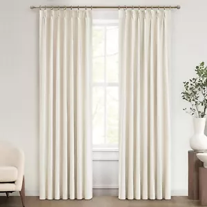 40"W x 84"L Blackout Curtains for Bedroom Living Room Windows - 2 Panels w/Hooks - Picture 1 of 2