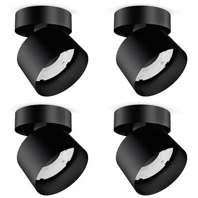 SSC-LUXON SAMU Aufbauleuchte Aufbauspot Aufbaustrahler schwarz schwenkbar drehbar GX53