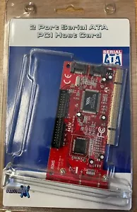 NEWLINK 2 PORT SERIAL ATA PCI HOST CARD - Picture 1 of 2