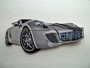 3D - U Pick - VH3 Race Sports Cars  Scrapbook Card Embellishment
