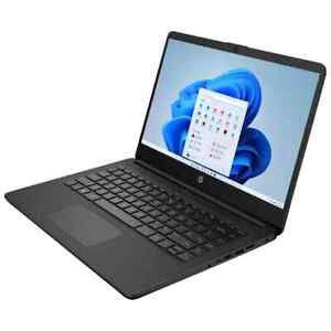 HP 14" Notebook Celeron 4/64GB Black