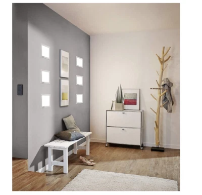 EGLO Paneel 22,5cm LED Einbaulampe Einbauleuchte Leuchten Lampe Leuchte 31677 3000K